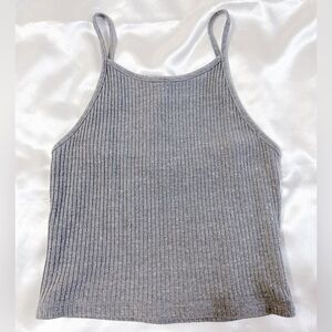 Brandy Melville Ribbed Halter Tank Top